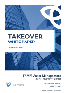 TAMIM Takeover Whitepaper Sept 23