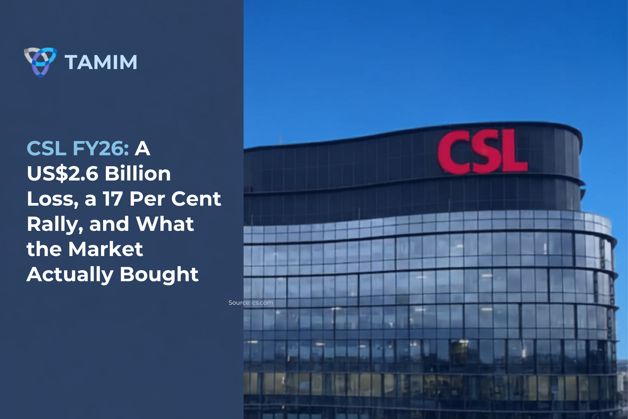 CSL FY26 result